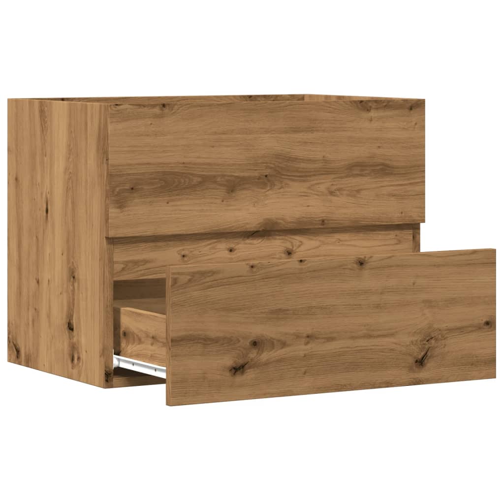 Bathroom Cabinet Artisan Oak 60x38.5x45 cm Engineered Wood