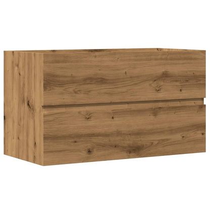 Sink Cabinet Artisian Oak 90x38.5x45 cm Engineered Wood