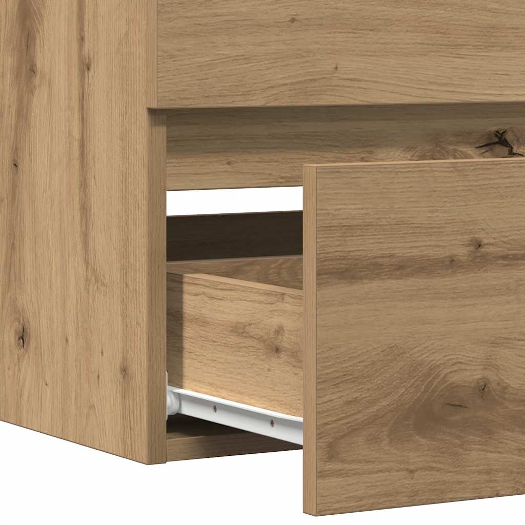 Sink Cabinet Artisan Oak 100x38.5x45 cm Engineered Wood