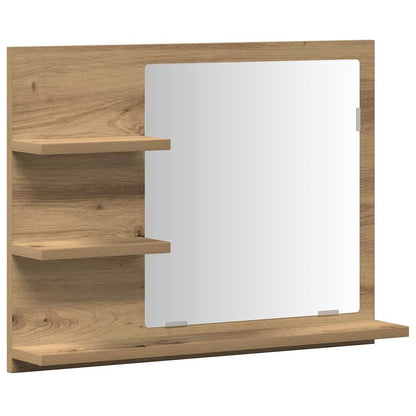 Bathroom Mirror Cabinet Artisan Oak 60x10.5x45 cm