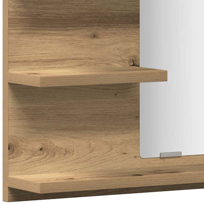 Bathroom Mirror Cabinet Artisan Oak 60x10.5x45 cm