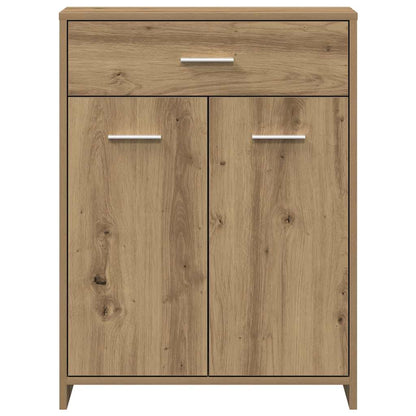 Bathroom Cabinet Artisan Oak 60x33x80 cm Engineered Wood