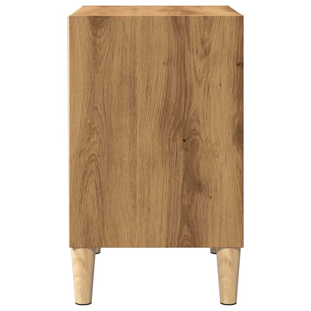 Bedside Cabinet Artisan Oak 40x30x50 cm Engineered Wood