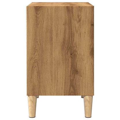 Bedside Cabinet Artisan Oak 40x30x50 cm Engineered Wood