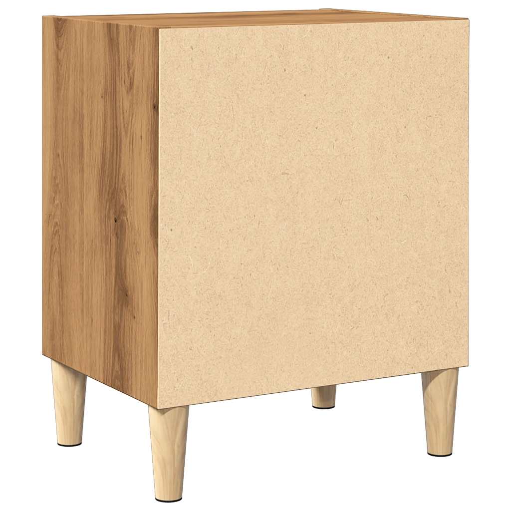 Bedside Cabinet Artisan Oak 40x30x50 cm Engineered Wood