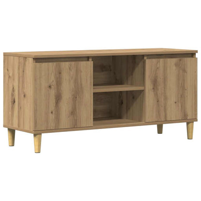 TV Cabinet Artisan Oak 102x35x50 cm Engineered Wood