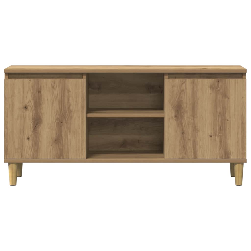TV Cabinet Artisan Oak 102x35x50 cm Engineered Wood