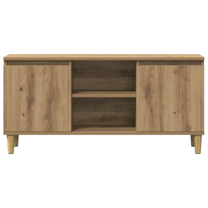 TV Cabinet Artisan Oak 102x35x50 cm Engineered Wood