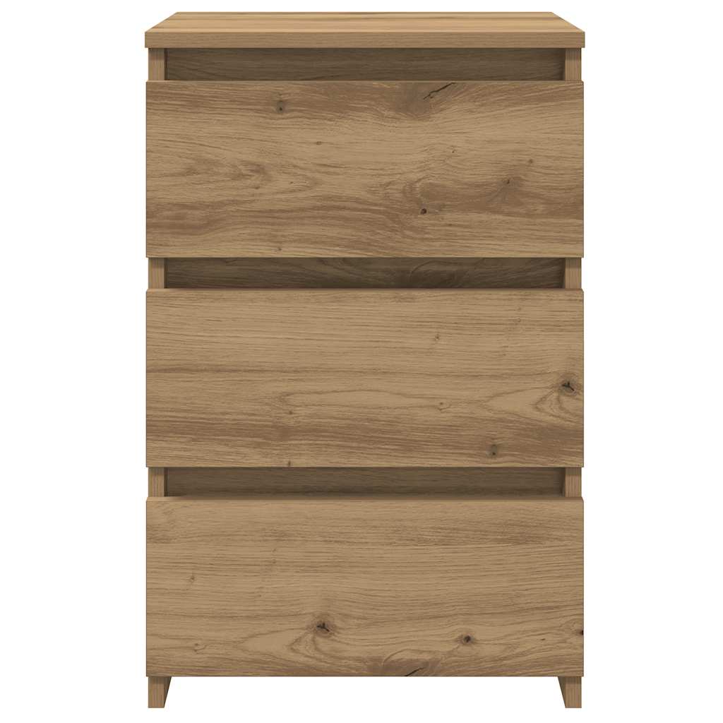 Bedside Cabinets 2 pcs Artisan Oak 40x35x62.5 cm Engineered Wood