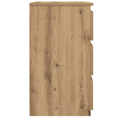 Bedside Cabinets 2 pcs Artisan Oak 40x35x62.5 cm Engineered Wood