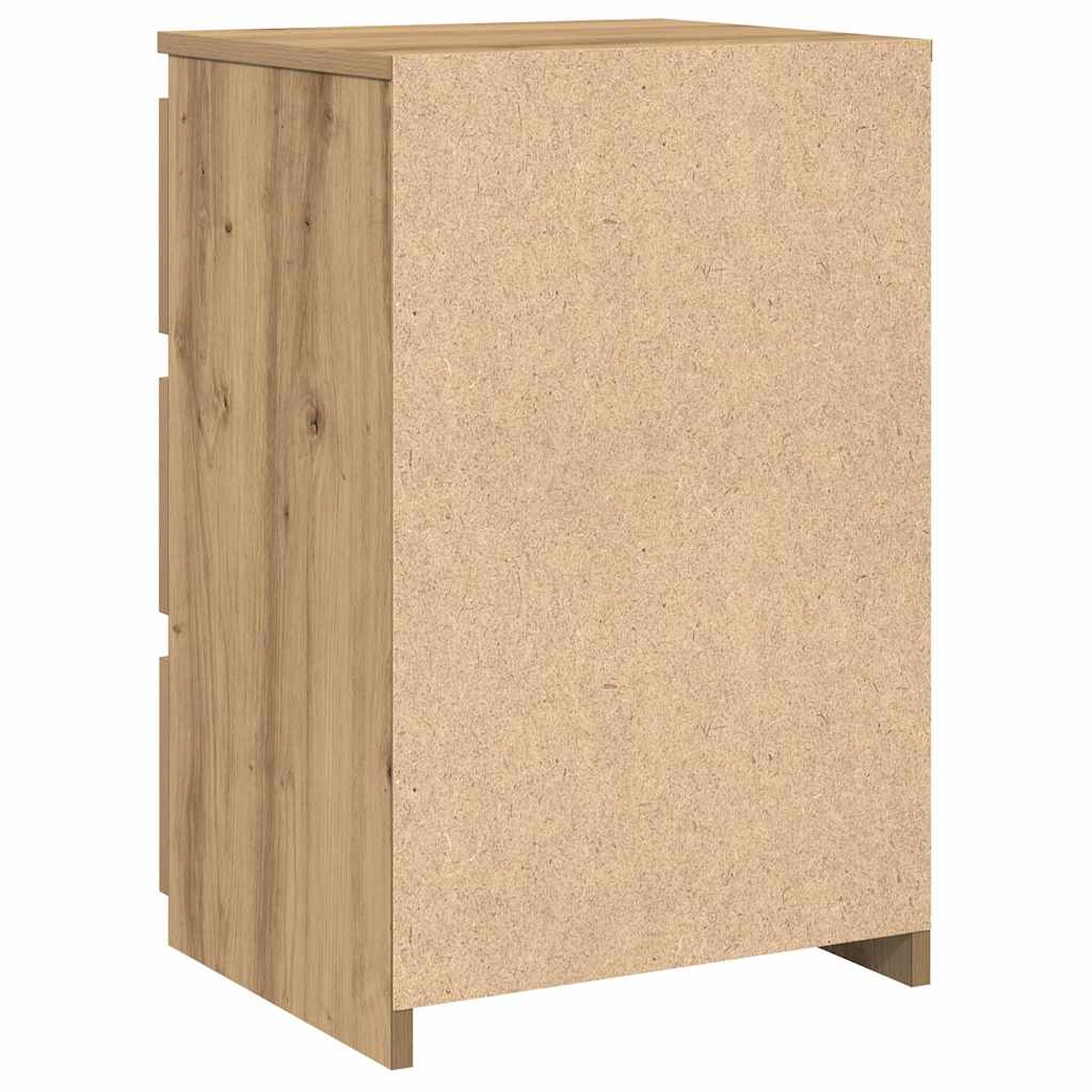 Bedside Cabinets 2 pcs Artisan Oak 40x35x62.5 cm Engineered Wood