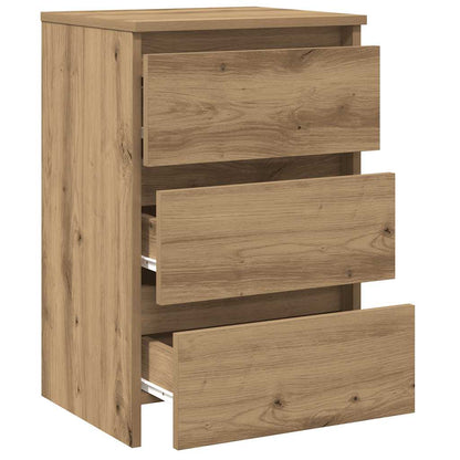Bedside Cabinets 2 pcs Artisan Oak 40x35x62.5 cm Engineered Wood