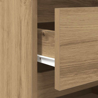Bedside Cabinets 2 pcs Artisan Oak 40x35x62.5 cm Engineered Wood