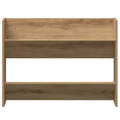 Wall Shoe Cabinet Artisan Oak 80x18x60 cm Engineered Wood