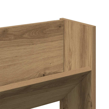 Wall Shoe Cabinet Artisan Oak 80x18x60 cm Engineered Wood