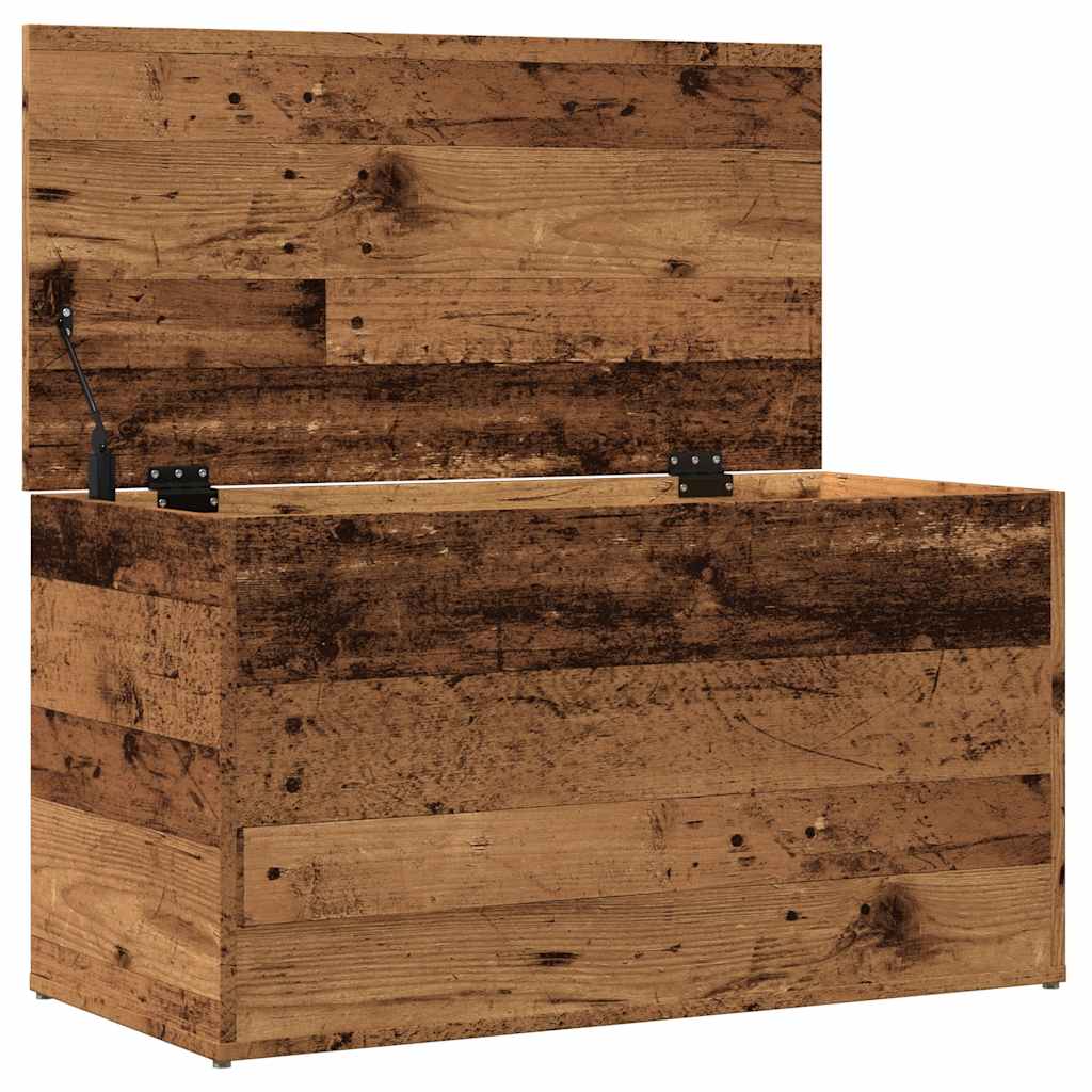 Storage Chest Old Wood 84x42x46 cm Engineered Wood