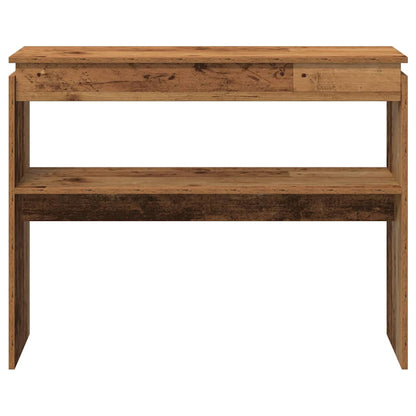 Console Table Old Wood 102x30x80 cm Engineered Wood