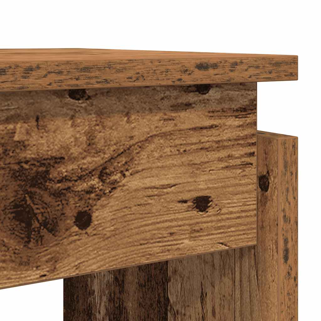 Console Table Old Wood 102x30x80 cm Engineered Wood