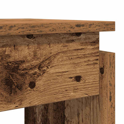 Console Table Old Wood 102x30x80 cm Engineered Wood