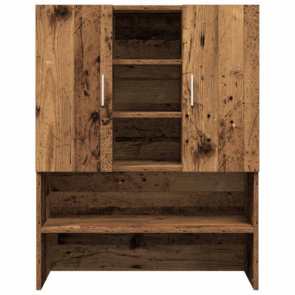 Washing Machine Cabinet Old Wood 70.5x25.5x90 cm