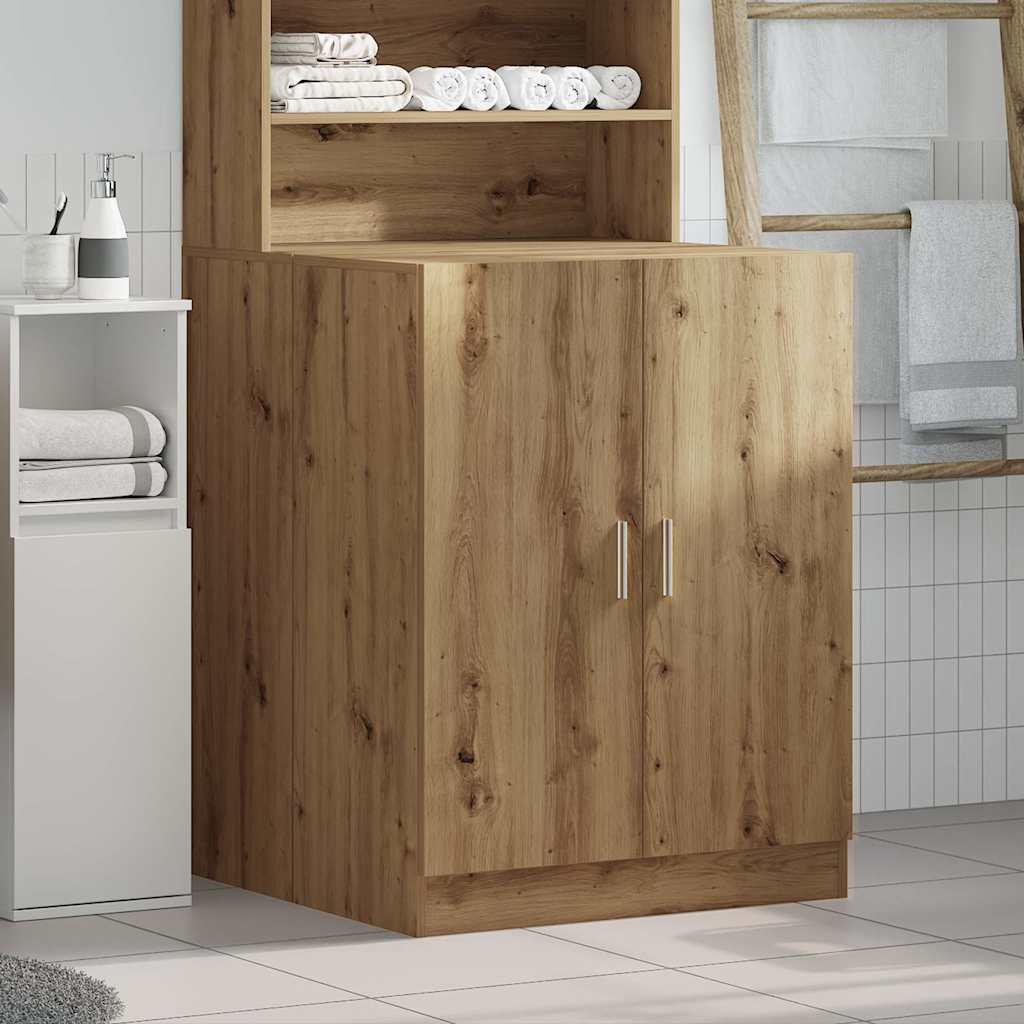 Washing Machine Cabinet Artisan Oak 70.5x71.5x91.5 cm