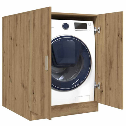 Washing Machine Cabinet Artisan Oak 70.5x71.5x91.5 cm