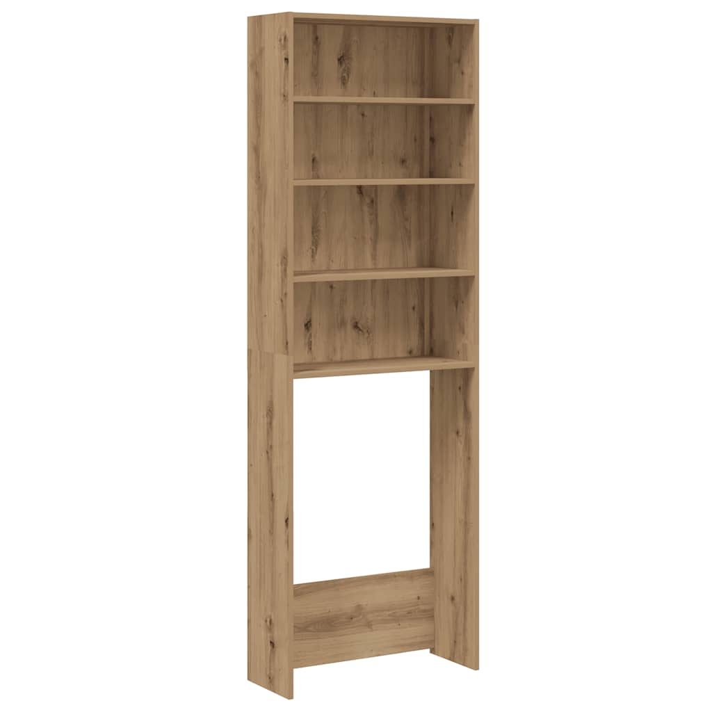Washing Machine Cabinet Artisan Oak 64x24x190 cm