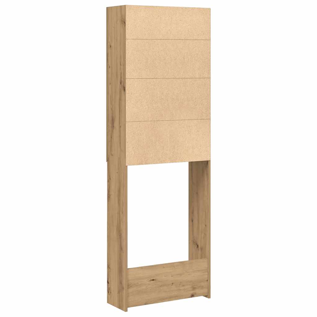 Washing Machine Cabinet Artisan Oak 64x25.5x190 cm