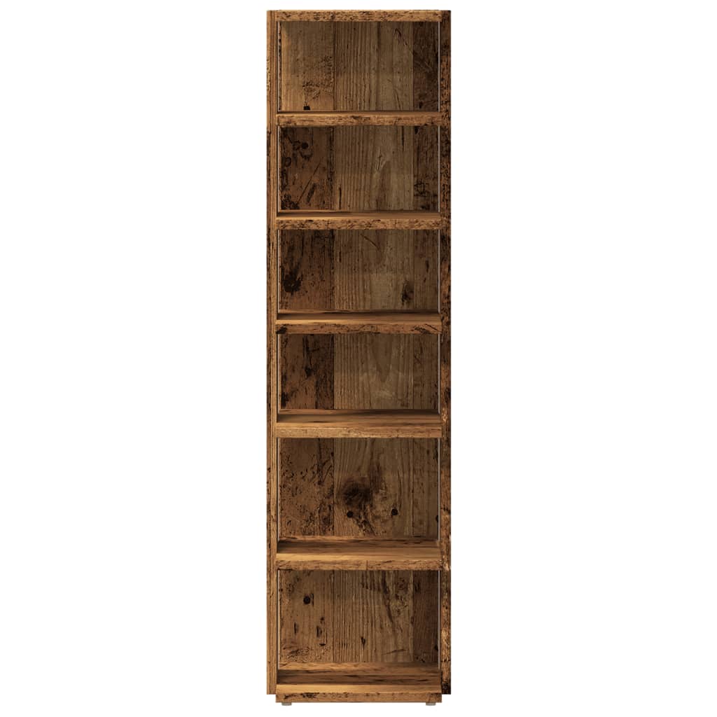 Shoe Cabinets 2 pcs Old Wood 28x27x102 cm Engineered Wood
