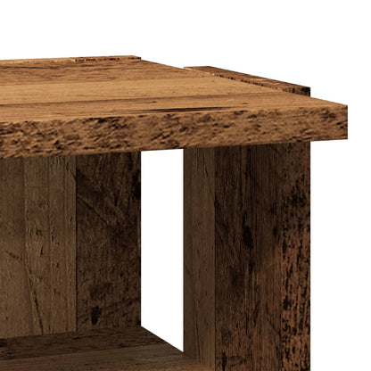 Shoe Cabinets 2 pcs Old Wood 28x27x102 cm Engineered Wood