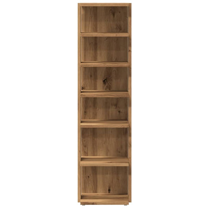 Shoe Cabinet Artisan Oak 28x27x102 cm Engineered Wood