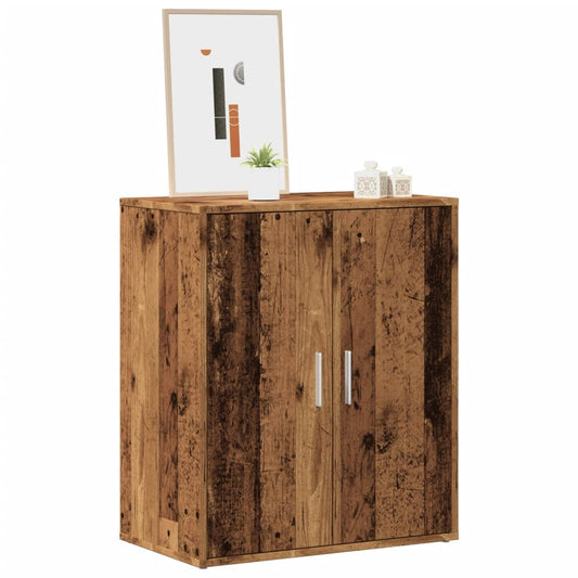 Shoe Cabinet Old Wood 60x35x70 cm Engineered Wood