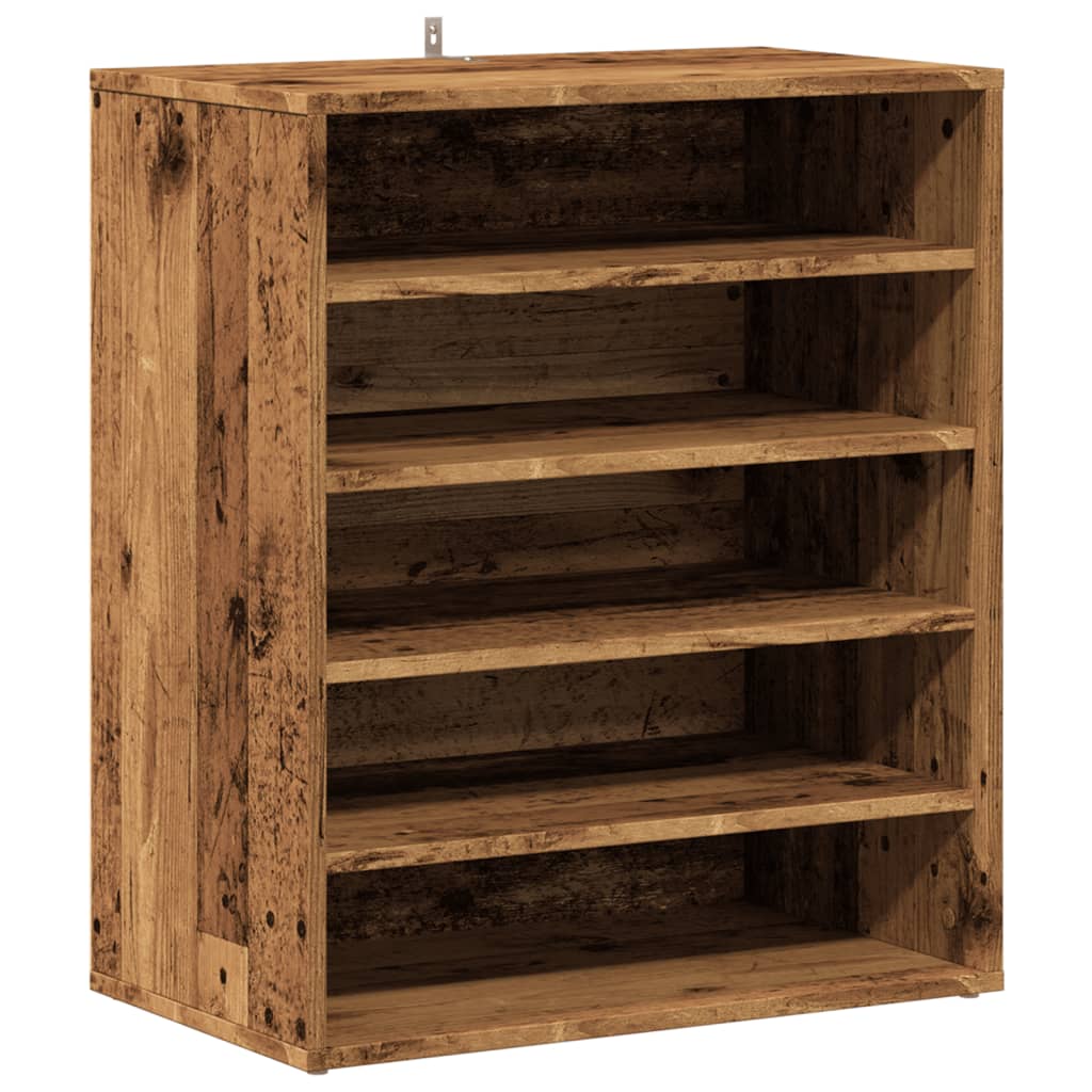 Shoe Cabinet Old Wood 60x35x70 cm Engineered Wood