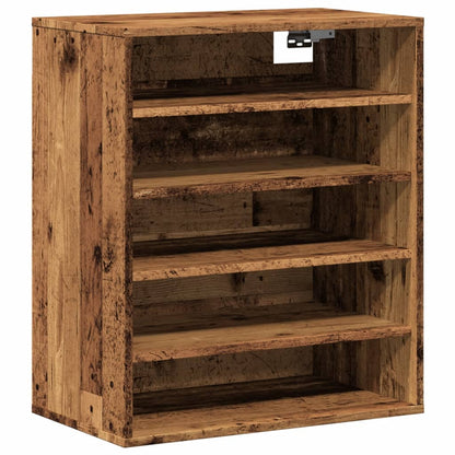 Shoe Cabinet Old Wood 60x35x70 cm Engineered Wood