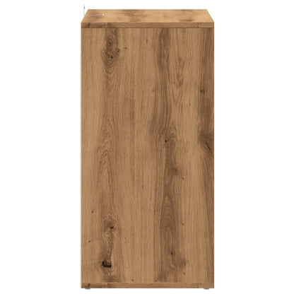 Shoe Cabinet Artisan Oak 60x35x70 cm Engineered Wood