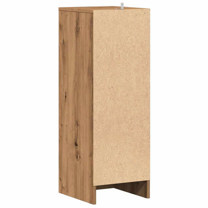 Shoe Cabinet Artisan Oak 32x35x92 cm Engineered Wood