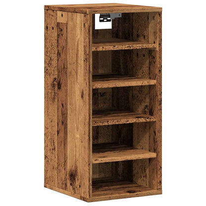 Shoe Cabinet Old Wood 32x35x70 cm Engineered Wood