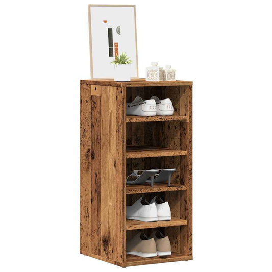 Shoe Cabinet Old Wood 32x35x70 cm Engineered Wood