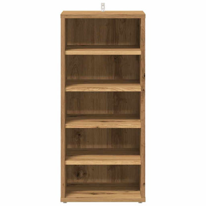 Shoe Cabinet Artisan Oak 32x35x70 cm Engineered Wood