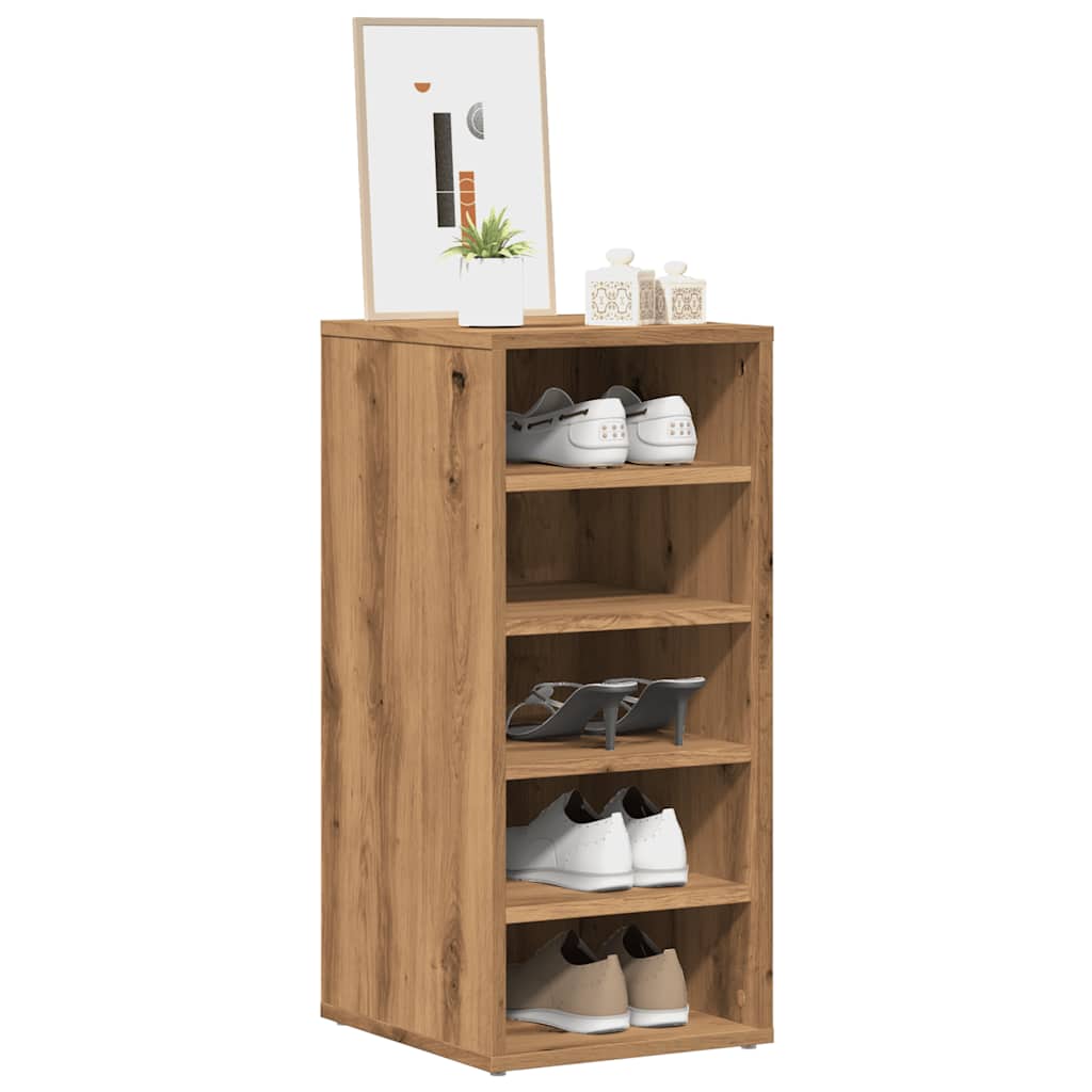 Shoe Cabinets 2 pcs Artisan Oak 32x35x70 cm Engineered Wood
