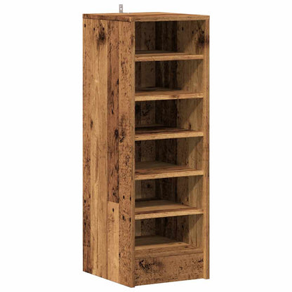 Shoe Cabinet Old Wood 32x35x92 cm Engineered Wood