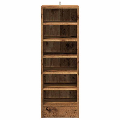 Shoe Cabinet Old Wood 32x35x92 cm Engineered Wood