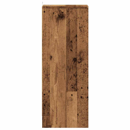 Shoe Cabinet Old Wood 32x35x92 cm Engineered Wood