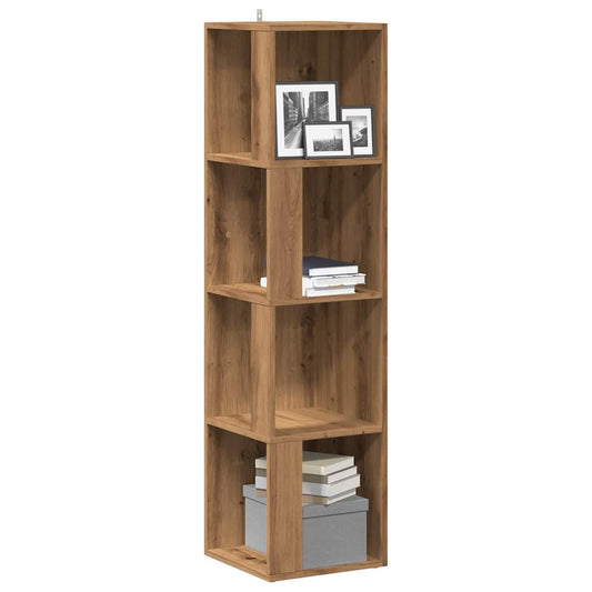 Corner Cabinet Artisan Oak 33x33x132 cm Engineered Wood