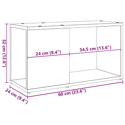 TV Cabinet Artisian Oak 60x24x32cm Engineered Wood
