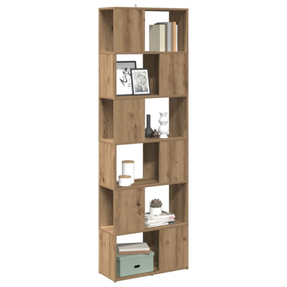 Book Cabinet/Room Divider Artisian Oak 60x24x186 cm
