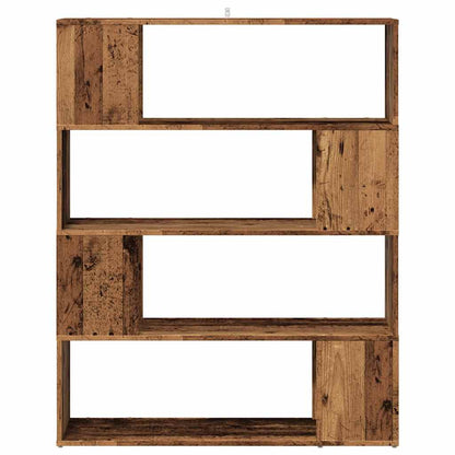 Book Cabinet/Room Divider Old Wood 100x24x124.5 cm