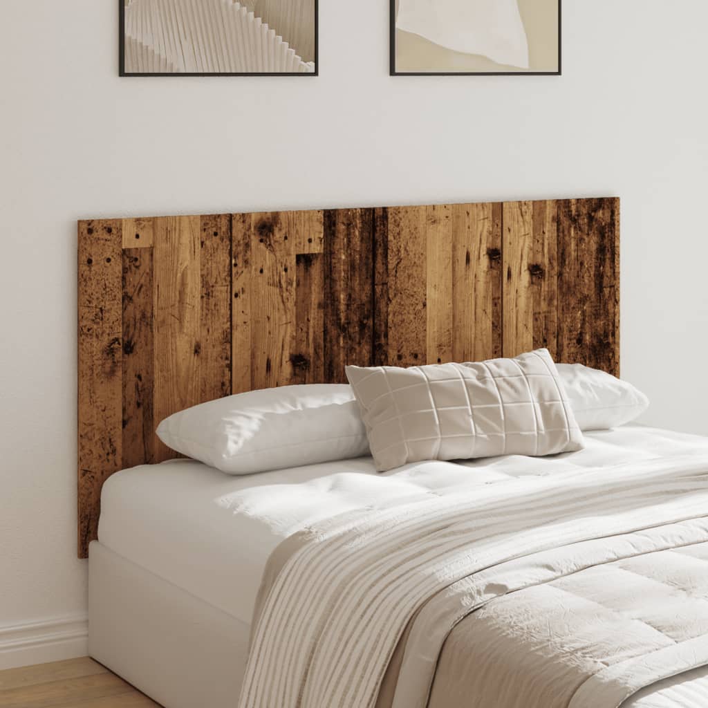 Bed Headboard Old Wood 160x1.5x80 cm Engineered Wood