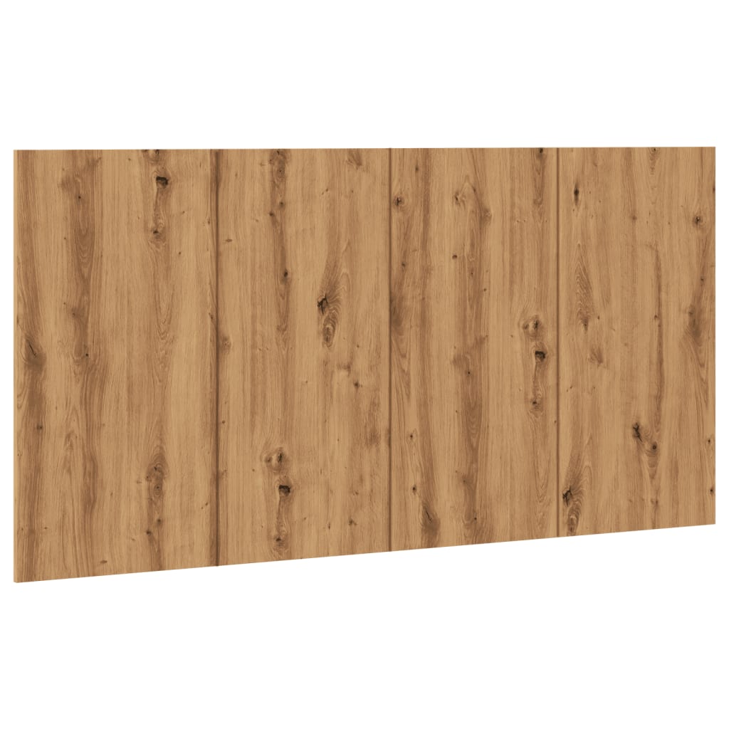 Bed Headboard Artisan Oak 160x1.5x80 cm Engineered Wood