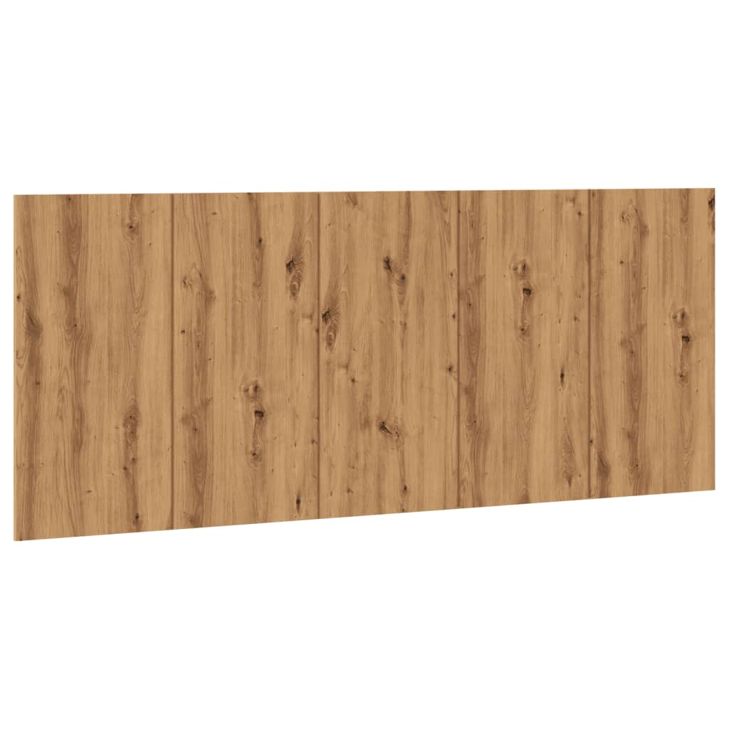 Bed Headboard Artisan Oak 200x1.5x80 cm Engineered Wood